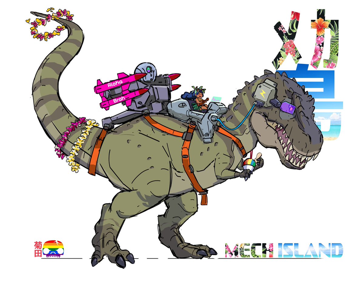 T ReKts ⚡️🦖 #mechisland