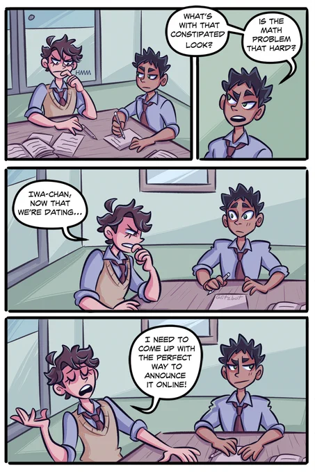 happy iwaoi day! ??
(1/2) 