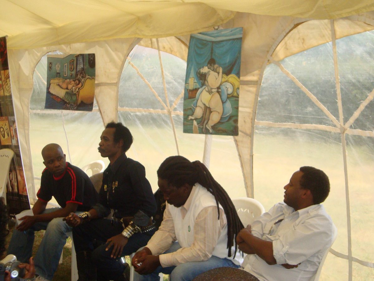 Kenyanpoet's tweet photo. July 2009 - the first #StoryMojaFest happened. It was epic. It was the biggest gathering of Kenyan Literati then & ran for 2 days. From @jamesmurua to #JosephNgunjiri to @MukomaWaNgugi to @StephenPartingt. It also hosted some tech sessions w/ @blongwe & @mbuguanjihia https://t.co/L6d2Fpmcut
