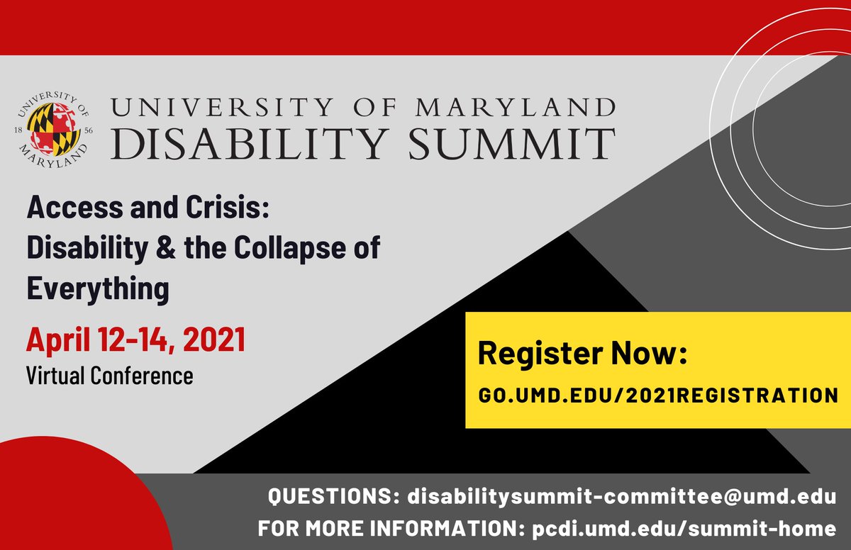 ADAinfo's tweet photo. We're proud to support the 2021 University of Maryland Disability Summit, @UMDDisabilityS1 April 12 - 14, 2021. This FREE  virtual event will include live-captioning and ASL interpreters. 
#DisabilityUMD #2021DisabilitySummit
Learn more and register: https://t.co/Jo39fG36yV https://t.co/xc695buALU