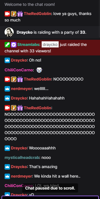 Draycko's tweet photo. Raided a friend just as he finished signing off... I'm not even mad. W or L?
Quick plug - If you'd like to check out mine or my friend's channels, you can find us here at:
https://t.co/7dsA71Kxgj
https://t.co/wnkheCNwj7
#streamers #TwitchStreamers #twitch #raidfail #failure https://t.co/Z9uhrXRjy8