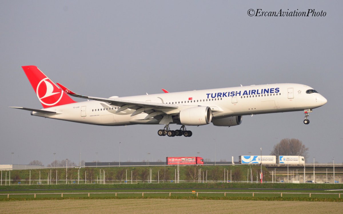 captain_ercan's tweet photo. Yine en yenilerimizden, sadece 2 haftalık uçuşta. TC-LGD tescilli uçağımız Airbus A350-941 🇹🇷#turkishairlines #thy  #weareturkishairlines #tkcrew #tkmoments #airbus #a350 #tclgd #türkhavayolları #istanbul #turkey #schiphol #netherlands #airbus350 @TK_TR @TurkishAirlines https://t.co/2G4v7SSUIb