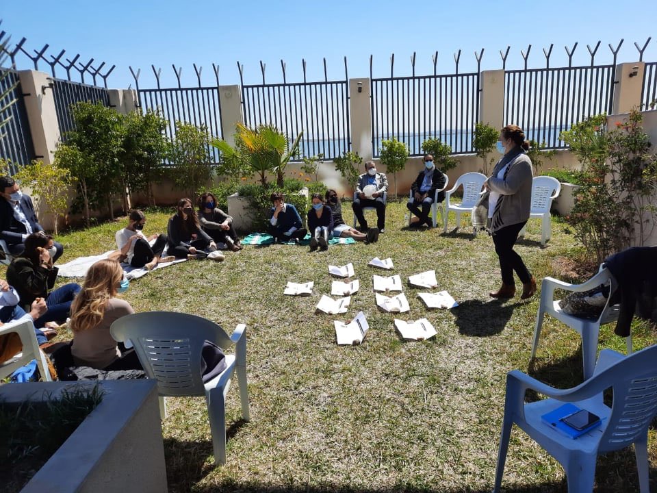 UNDPinTunisia's tweet image. The #deepdemo team organized a brown-bag socialization event with program colleagues to share sensemaking insights on trust in #Tunisia 🇹🇳. The deep #demonstration is a system #transformation initiative that aims at developing a portfolio of options for rebuilding trust dynamics.