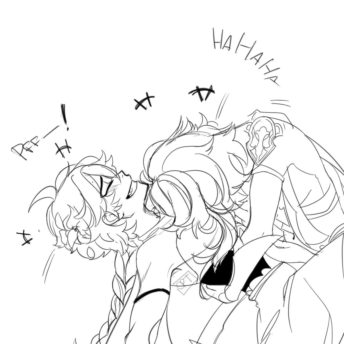 They're so silly!!! I love them 

#GenshinImpact #原神 #Lumine #Aether