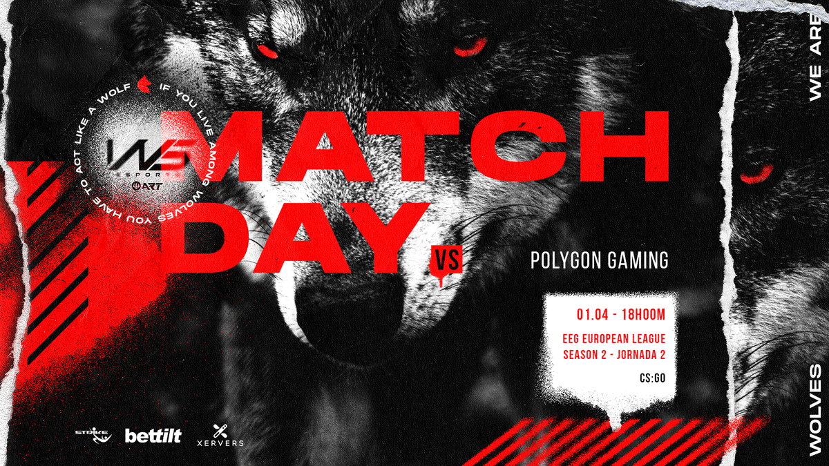 WSESPORTSPT's tweet photo. A nossa equipa #ART volta a entrar a jogo dentro de momentos para a @EEGCSGO European League S2. Iremos disputar a segunda jornada do Grupo A onde estamos 0-1

🆚| @PolygonGaming_ 
⏰| 18H00
📺| https://t.co/GHP0T1AUvT

#GOGOWOLVES #WEAREWOLVES 🐺⚡️ https://t.co/Q3jOuEjWCF