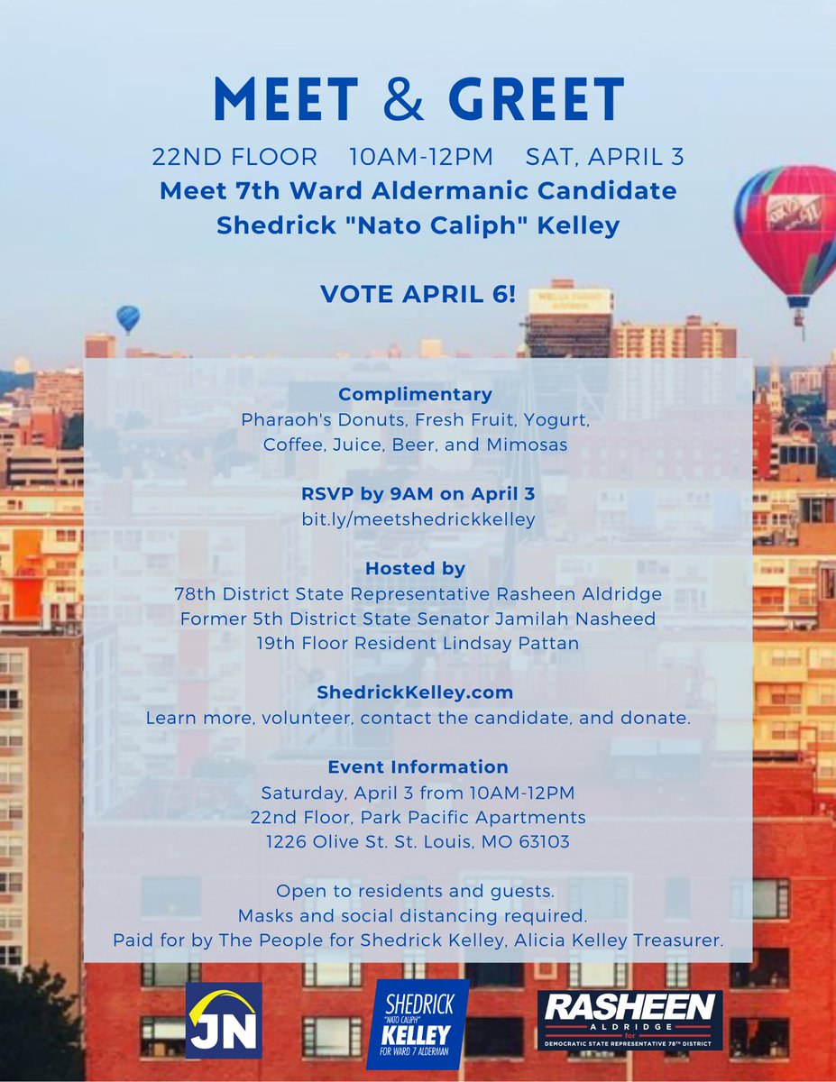 bit.ly/meetshedrickke… #rsvp #stl