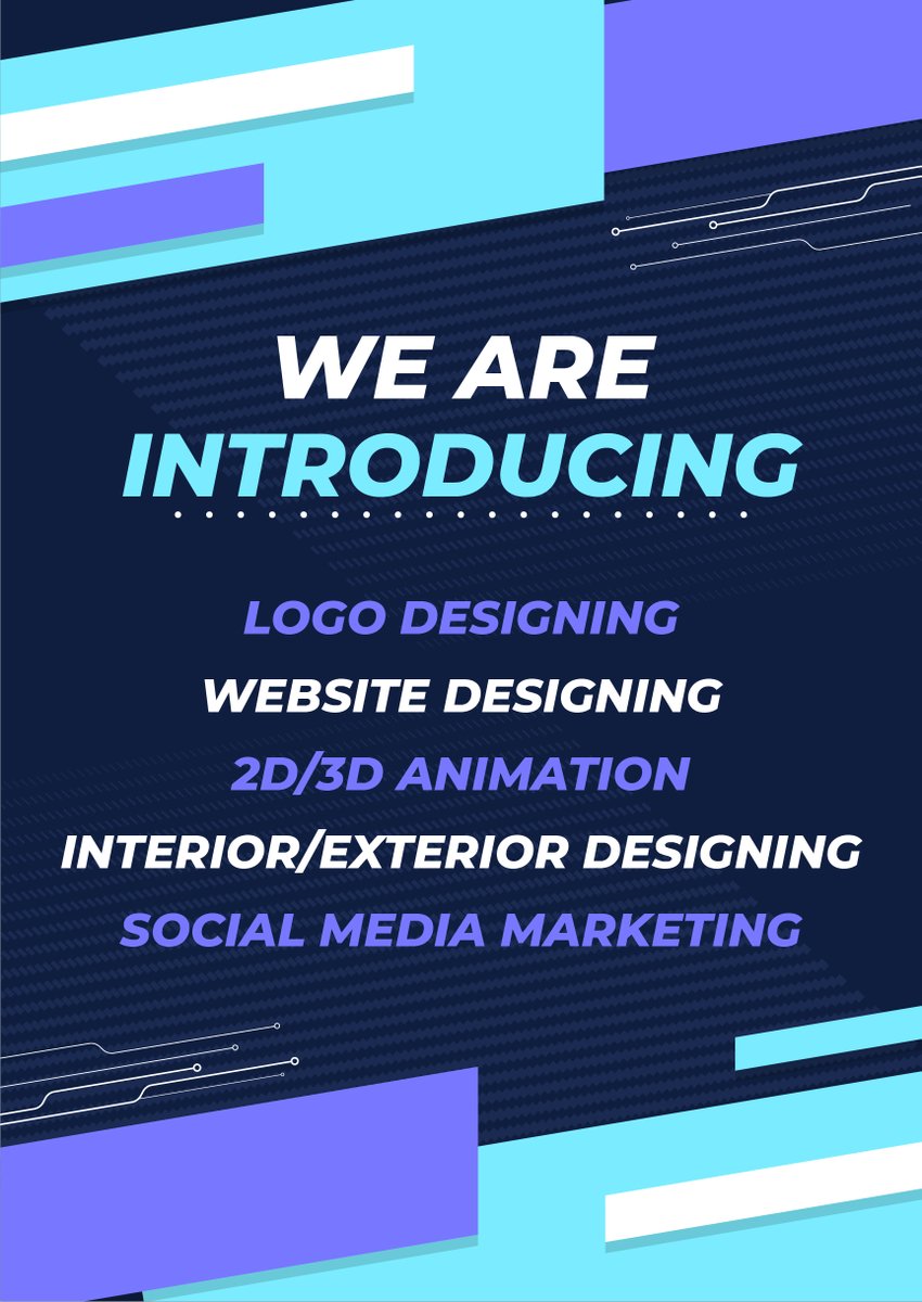 creativ44694262's tweet photo. Hello &amp; Assalam-o-Alikum, 
We are introducing IT services;
Webdesigning, SEO, Embedded System, Graphic Designing, Social Media Marketing, System Application, 3D Animation, 2D animation, Interior/Exterior Designing &amp; Game Assets
#UAE #SaudiArabia #MiddleEast #Pakistan #USA #France https://t.co/V5bkxSkdx7