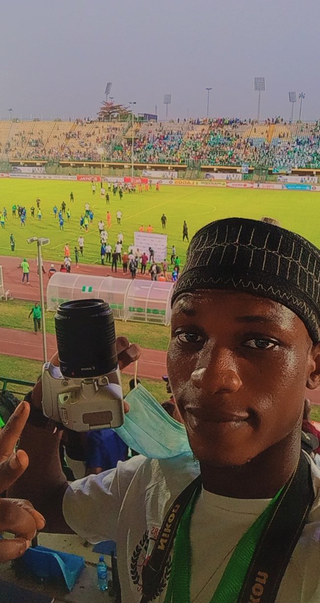 official_micolo's tweet photo. Bucket List ; Cover the Senior National Team (Football) for the first time ⚽🇳🇬🦅

Status ; Accomplished ✔ 

First of Many 🙏🏾🤞🏽 🦁
#TheCapSportscaster #Micolo #SoarSuperEagles #AFCON2021Q #Team9jaStrong #Srtv https://t.co/GSY2YVDw83