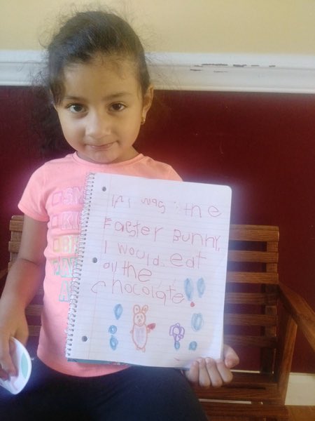 RCPS_EarlyLearn's tweet image. If I was the Easter Bunny 🐰 
I would...
#writinginprek #writingsamples #finishthesentence #prek