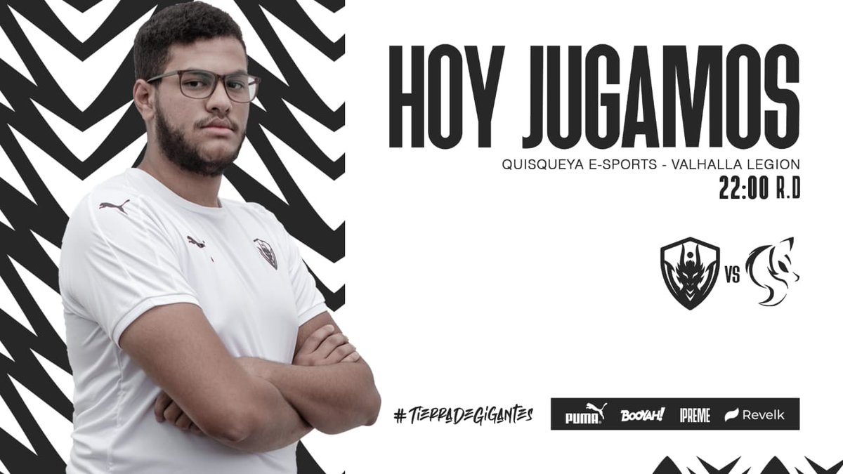 💙 𝗛𝗢𝗬 𝗝𝗨𝗚𝗔𝗠𝗢𝗦 en <a href="/TempestLatam/">Tempest League</a>

Juego: #leagueoflegends 
-
💙 @quisqueyaesports 
🆚️ @LegionValhalla
-
Horario según país:
🇲🇽 8:00 P.M.
🇨🇴 9:00 P.M.
🇩🇴 10:00 P.M.
-
Vamos por más #QeForever 
#SomosQE #TierraDeGigantes