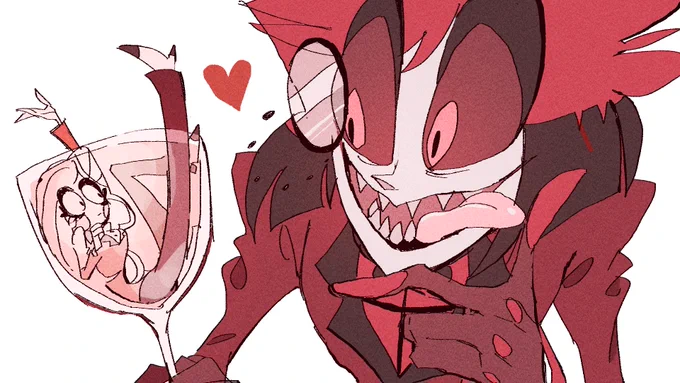 This must be a good wine !!
※微アラチャ注意※

 #HazbinHotel 
 #HazbinHotelFanart 
 #charlastor 
 #radiobelle 