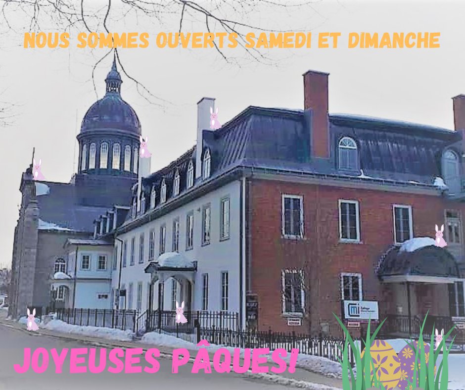 Profitez du congé de Pâques pour visiter le Musée des Ursulines tout en prenant une marche dans le centre-ville ! Attention ! Nous sommes ouverts samedi et dimanche seulement ! 10h-17h. 7$/adulte. 734 rue des Ursulines #TroisRivières