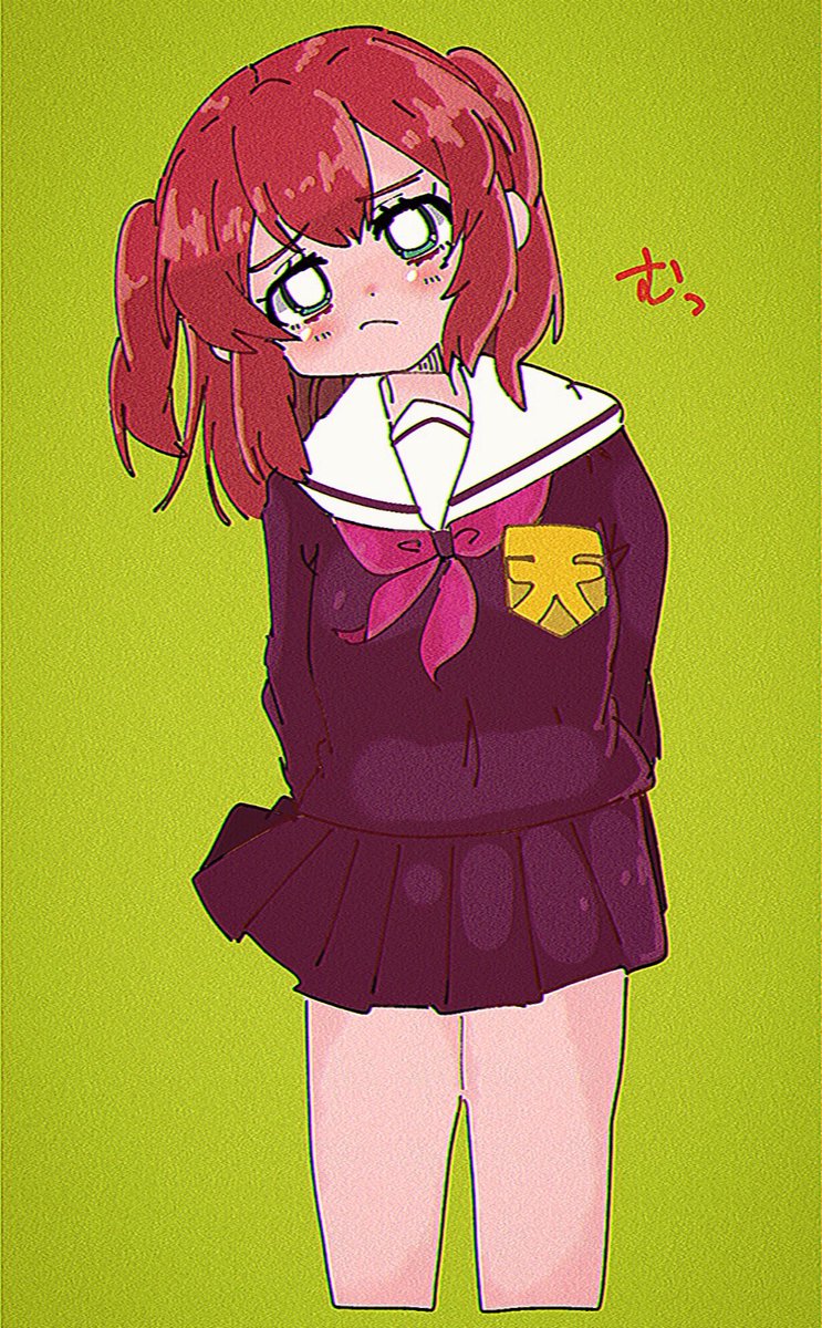 黒澤ルビィ 「しんちゃんコラボ嬉しくて衝動描き。。??
#lovelive 」|かえで🍁のイラスト