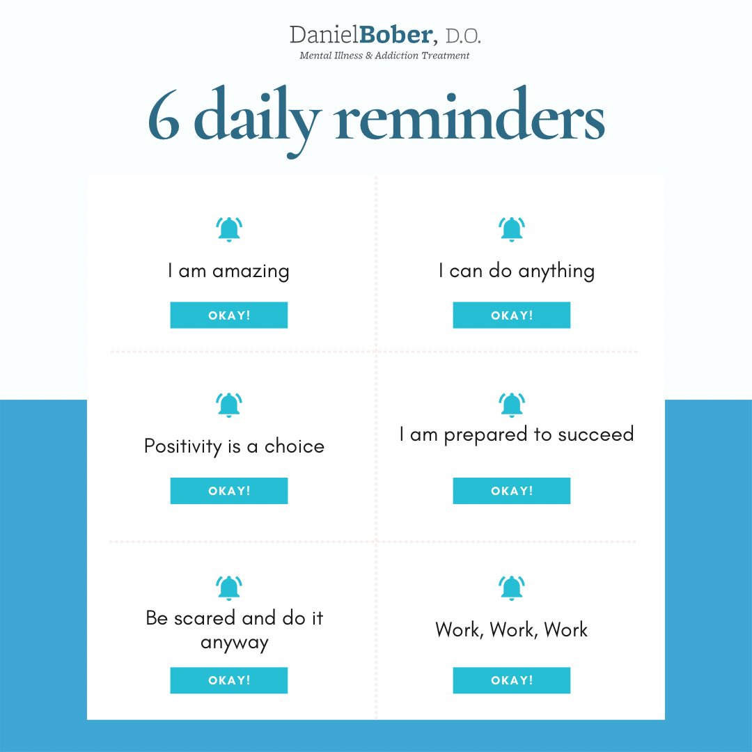 drdanielbober2's tweet photo. ‼️ 6 daily reminders ‼️

“Either you run the day, or the day runs you.” - Jim Rohn 

Take charge of your day! 💪 I know I have a strict routine that I do every morning to take charge of my day. I will NEVER let the day run me! 

#drdanielbober https://t.co/yffUBqBJFE