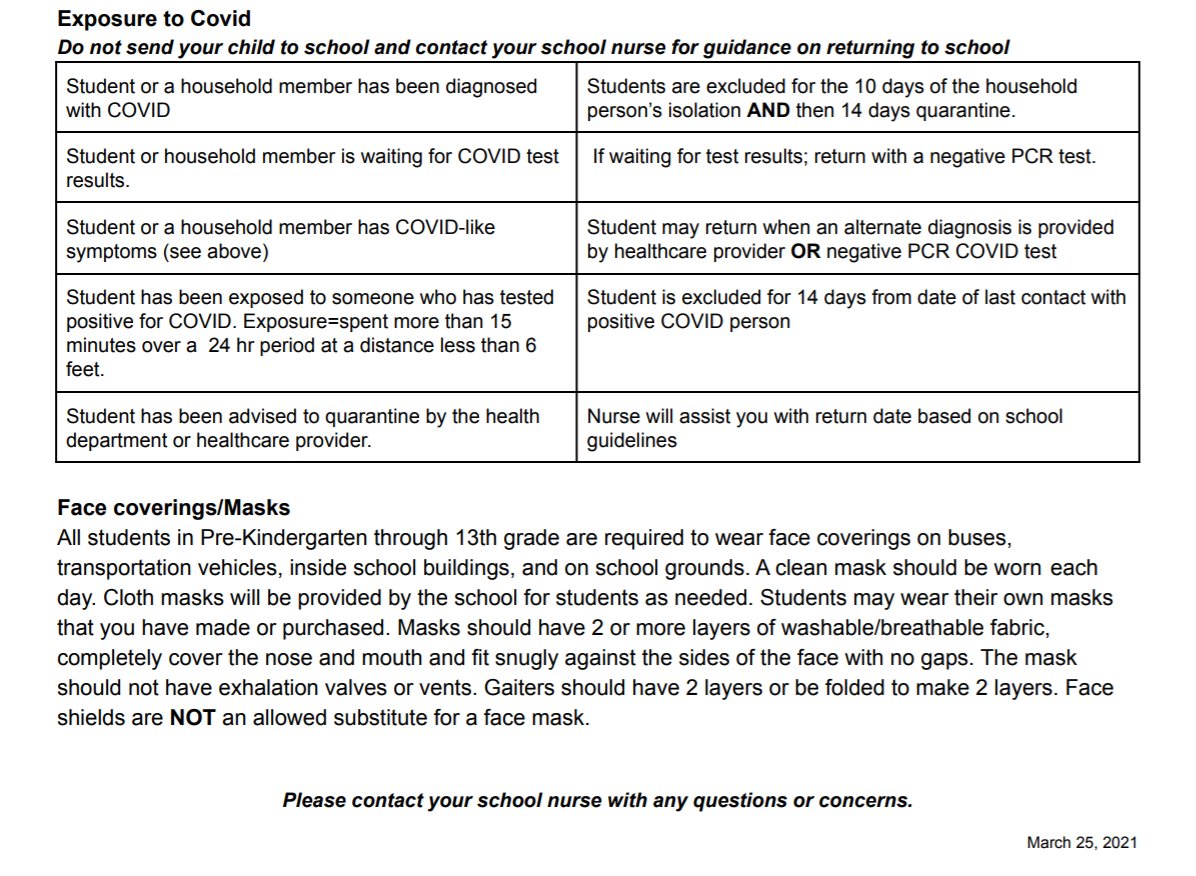 NRMEarlyCollege's tweet photo. COVID-19 Health and Safety Measures for Students - Updated Effective April 12, 2021 https://t.co/8JkvL73z7Q