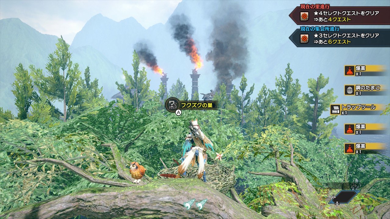 じぇんぬ こつぶなっ島のハンター お団子双剣作れて嬉しい フクズクの巣に爆薬は怖すぎるww モンハンライズ T Co Tmqnuwgfmx Twitter