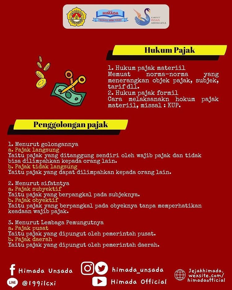 himada_unsada's tweet photo. [SOTD]

✨Dasar Perpajakan✨

Hai, Sahabat Akuntansi 🤩🤗

Jika bicara tentang perpajakan pasti kalian sudah tahu dongg, nah kalau dasar-dasar dari perpajakan sendiri kalian sudah tahu belom nih? 
Kalau belum, yuk kita sama sama belajar🤗 https://t.co/JdnXXZNi7D