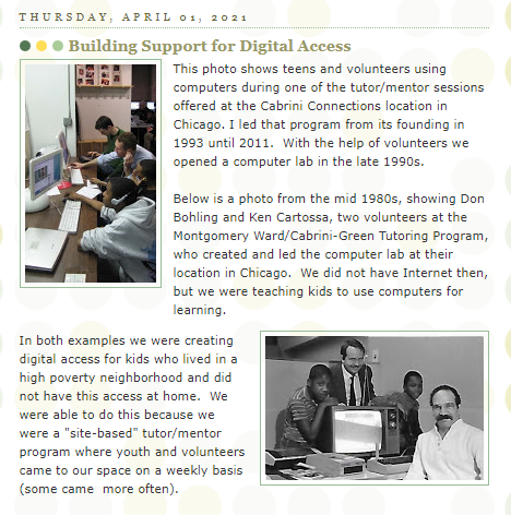 tutormentorteam's tweet photo. Today's #Tutor #Mentor blog shares info from #idea2030 webinar and @shapingedu webinars that focus on #DigitalDivide #DigitalAccess #ConnectedForLearning &amp; #DigitalAffluence.  https://t.co/apBPmkhHEx  #clmooc #etmooc https://t.co/jzWy6bUlNM