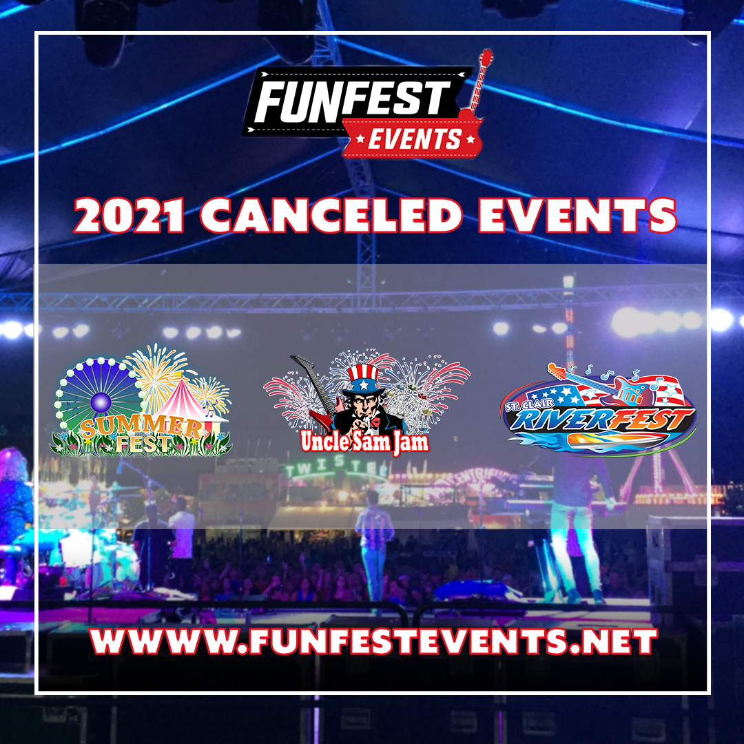 Funfest 2022 Schedule تويتر \ Funfest Events على تويتر: "Due To The Continuing Covid-19 Pandemic  And State Restrictions On Attendance, Summerfest In Marysville, Uncle Sam  Jam, And The St. Clair Riverfest Have Been Canceled. Funfest