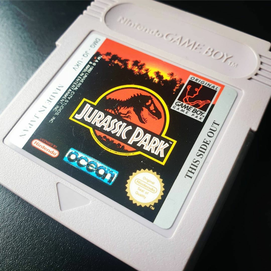 geek_tis's tweet photo. Jurassic Park for Game Boy released in 1993: the same year as the film's release and my birth year! ๐ฆ๐ฆ๐ฆ๐ฆ Love dinos!! #jurassicpark #nintendo #nintendogameboy #gameboyoriginal #originalgameboy #dinosaur #dinosaurs #gameboy #gamergirls #gamehers
https://t.co/U1WRJVkOxb https://t.co/kPlVRipGoO