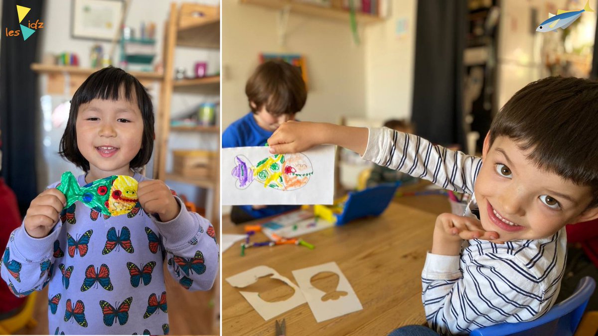 les_kidz's tweet photo. ๐ ๐๐ ๐โApril Fish" at Les kidz ! ๐ ๐๐ ๐
"Many French children make paper fish and then go to school and tape them to unsuspecting classmatesโ backs.", @AlysaSalzberg
Check out our lovely fish!
#AprilFools #poissondavril #AprilFish #LesKidz
https://t.co/gcHW1qCn5i https://t.co/uce6CbwdnR