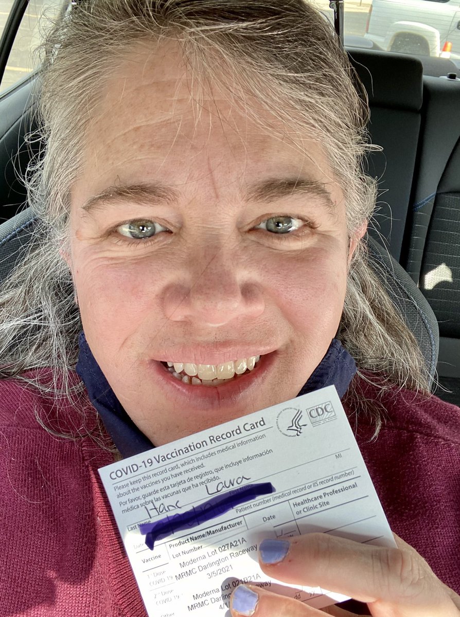 laura_hane's tweet photo. 2nd dose done! I’m vaccinated!!@WhiteKnollElem @LexingtonOne https://t.co/ebc6tW0XxR