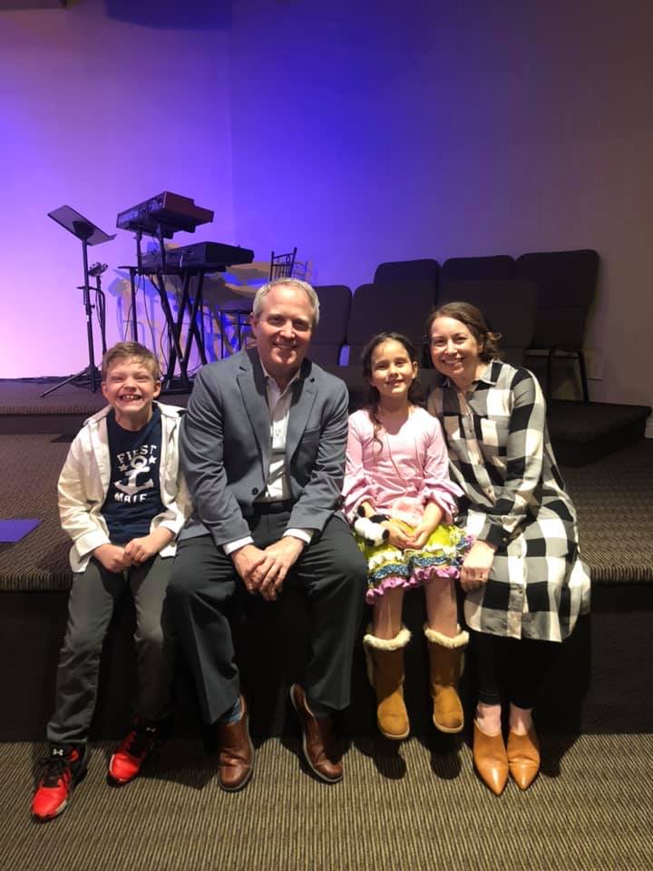 timgaddy's tweet photo. Great night Wednesday ⁦@newlifecabot⁩.  Small Groups around campus, signing new platform with names of loved ones being prayed over, Cash and Chloe water baptized in Jesus’ name. https://t.co/2rhhvHGFJb