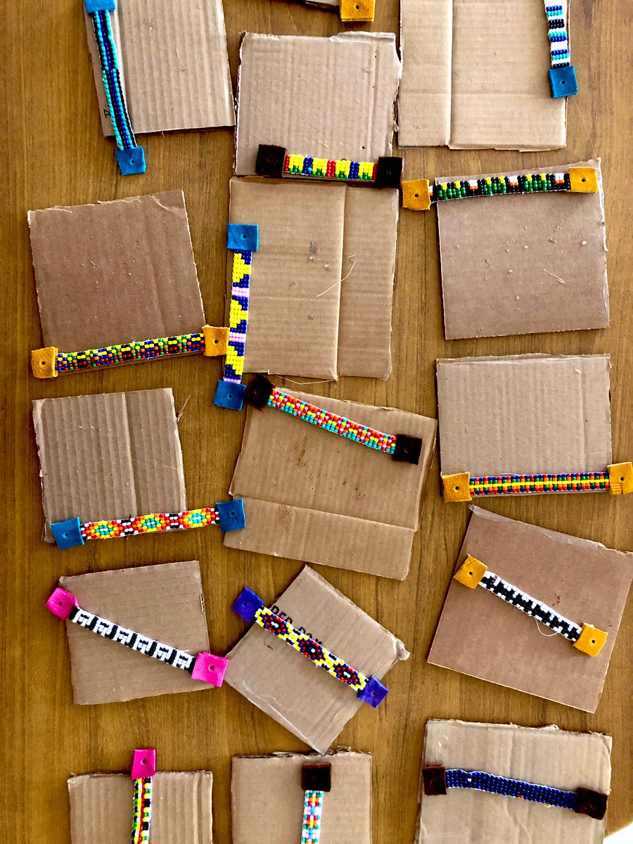 BonnieSears20's tweet photo. Best. Day. Ever. Ss @WillowRoadPS @ugdsb got to put the finishing touches on their Métis art meets math project with artist Leslie Muma. Can you spot the pattern core? Where was the pattern reflected? #patterning #geometry https://t.co/nLXxAPDZLI