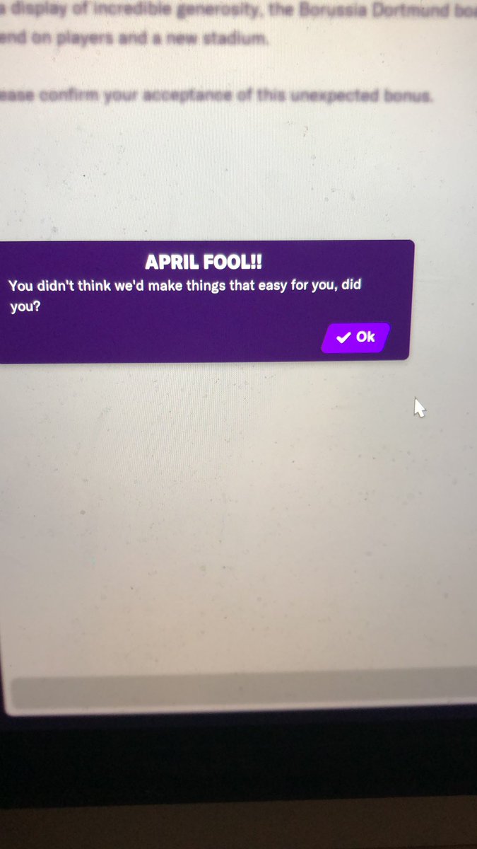 I give you the best part of a year and this is how you treat me.... <a href="/FootballManager/">Football Manager</a>