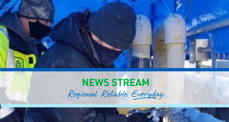 NTMWD's tweet photo. Our April #NewsStream looks back to historic winter storm and our #EssentialHeroes who faced it with courage and dedication. We've also got our photo contest winner and great news about our #BoisdArcLake progress video from #TexasWater2021. https://t.co/HhPbB85D3T https://t.co/k78CGjxJZ0