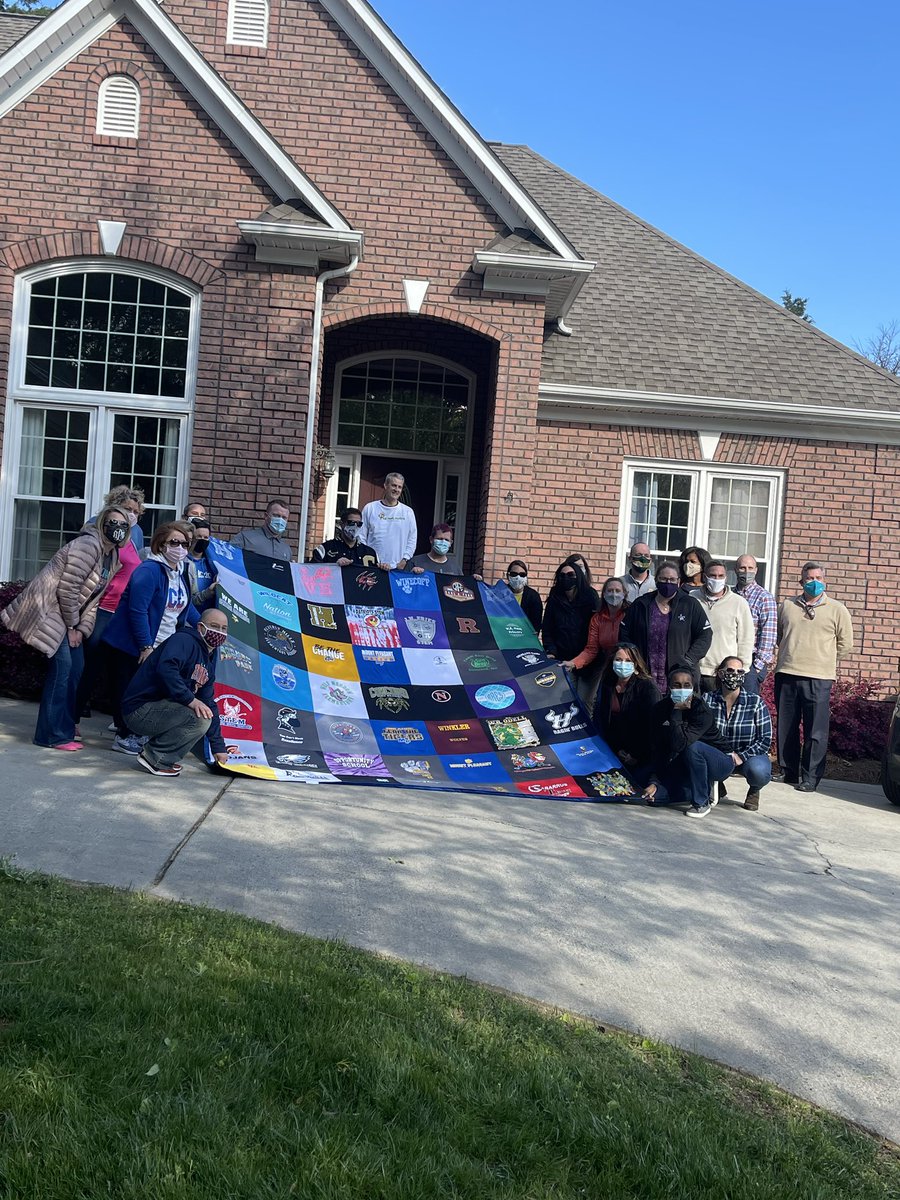 What an incredible 24 hours-colleagues and former board members show up to create a scholarship and today principals show up with a blanket made from every school!  What an honor to be part of the <a href="/CabCoSchools/">Cabarrus Co. Schools</a> family!