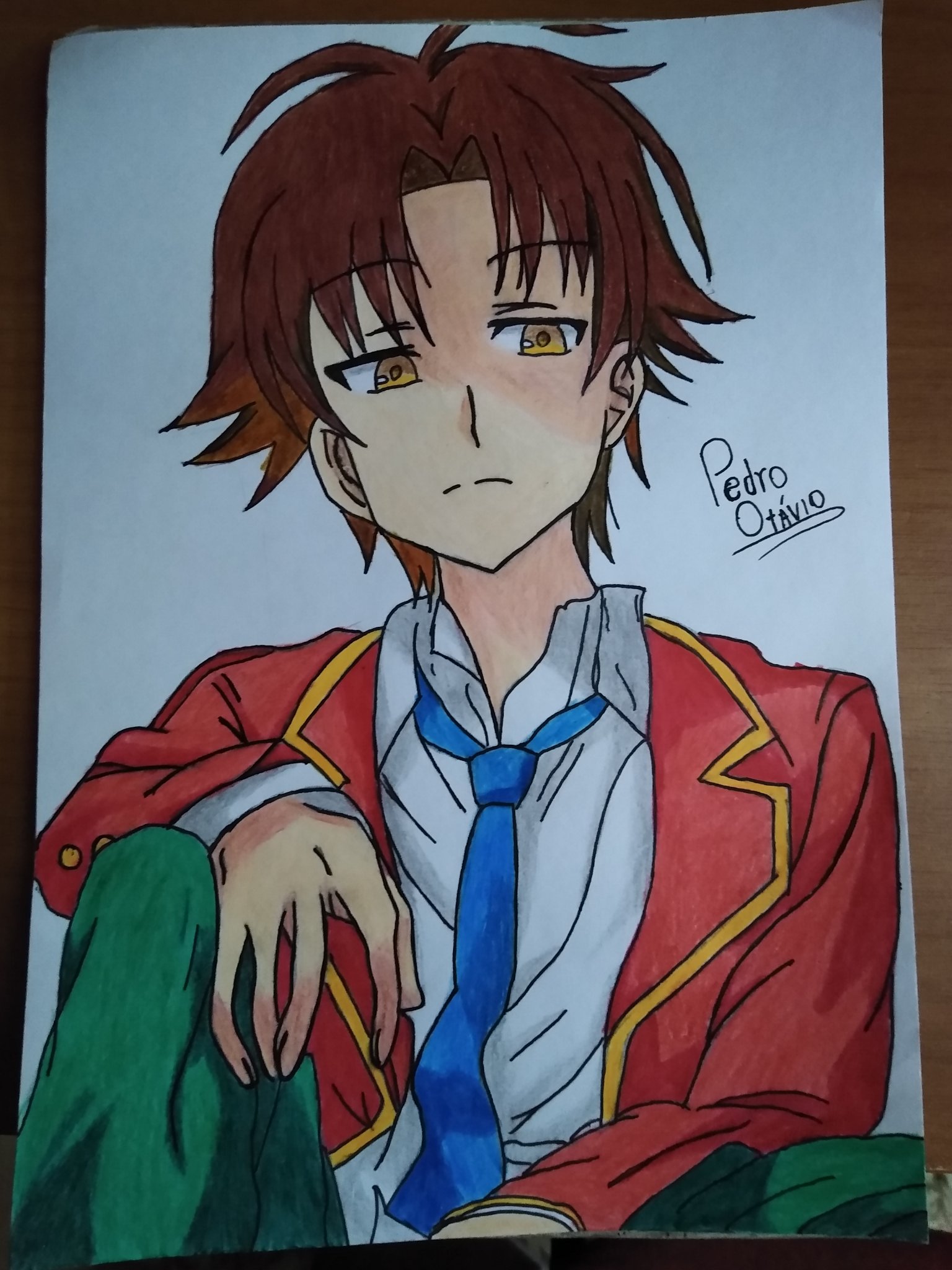 draw_kishibe on X: Ayanokoji Kiyotaka / Anime: Classroom Of Elite  #ClassroomOfTheElite #ayanokoji #fanart #anime #animeart   / X