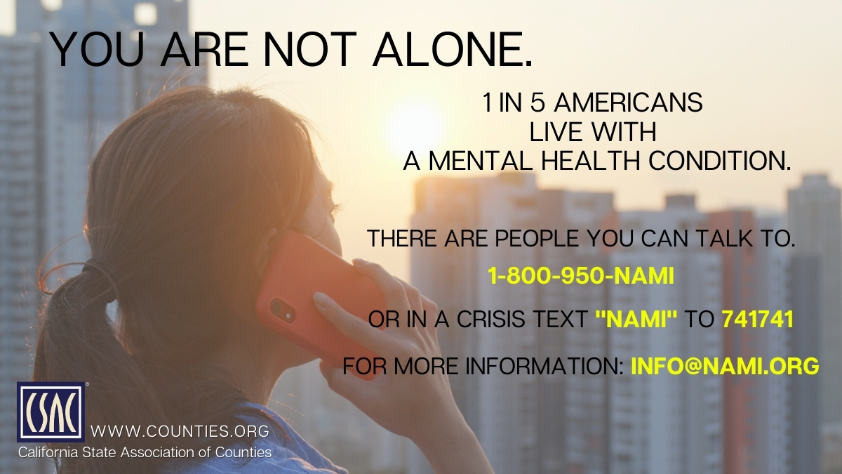 CSAC_Counties's tweet photo. #MentalHealth *IS* health!
Don't think twice about asking for help!
#NAMI, the nationโs largest grassroots Mental Health organization, is here to help: https://t.co/y6Lw9goTo3
@NAMICommunicate #CACounties #CSAC #YouAreNotAlone #PublicHealth #YouMatter #DontGiveUp https://t.co/YdIoGBdpQG