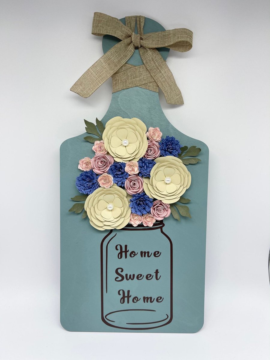 EndlessJens's tweet photo. Excited to share this item from my #etsy shop: Home Sweet Home #pearls #walldecorations #homesweethome #masonjar #cuttingboard #paperflowers #custom #handmade #smallbusiness https://t.co/auN1XDY5qp
#jensendlessoccasions #etsyfinds #etsygifts #etsyhandmade #etsyshop #etsysocial https://t.co/asupWEwj1c