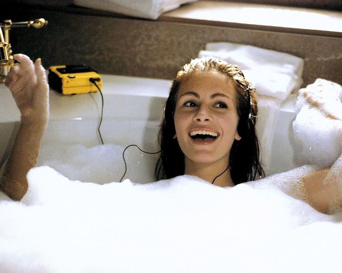 Julia Roberts como Vivian Ward en Pretty Woman, 1990. 🎬