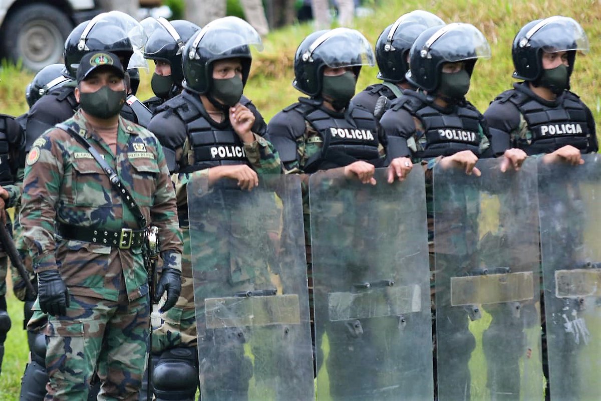 UNODCBolivia's tweet photo. En esta tarea participan Fuerza Especial de Lucha contra el Narcotráfico @FELCN_noticias, la Unidad de #PoliciaEcologica, #UDESY, #UDESTRO, los #DiablosRojos, #DiablosNegros, #DiablosAzules, la #DIPREVCON y el #VDSSC https://t.co/lQ95p7Fe20
