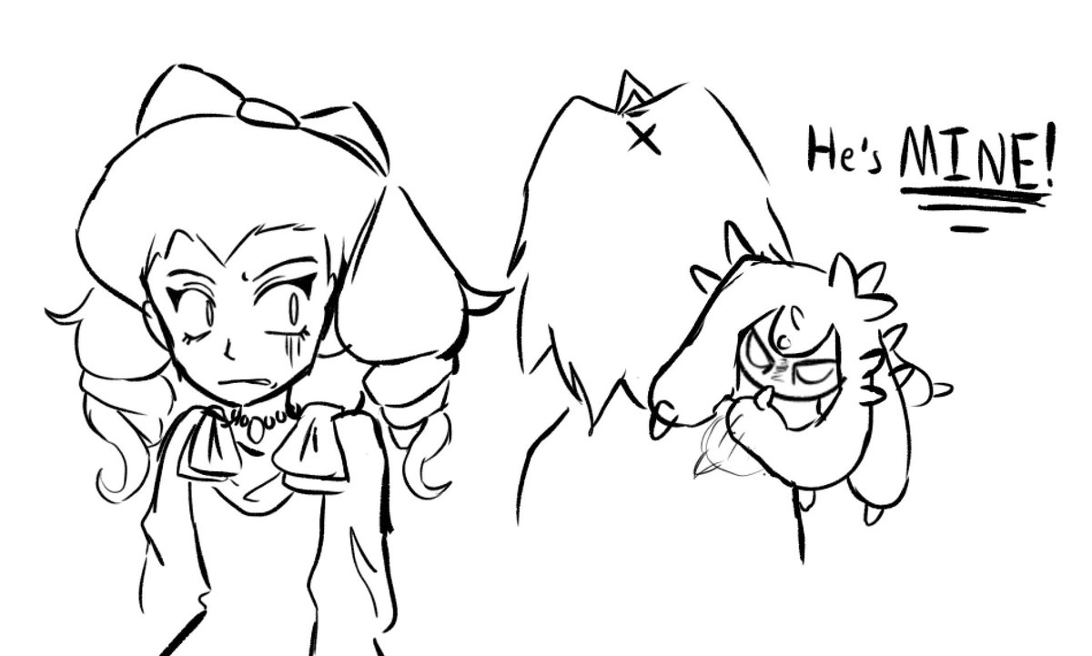 "I'm watchin' you!" 

#mareanie #pokemon #teamrocket #jessibelle #james 