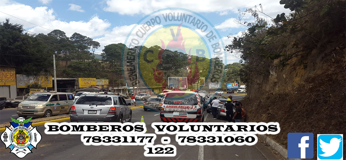 CVBSumpango's tweet photo. Esta tarde de jueves, @CVBSumpango asisten accidente de tránsito, kilometro 44.5 ruta Interamericana, 3 vehículos involucrados, salen varias personas con golpes leves y crisis nerviosa, no fue necesario trasladarlas a ningun centro asistencial. https://t.co/F95eit4igF