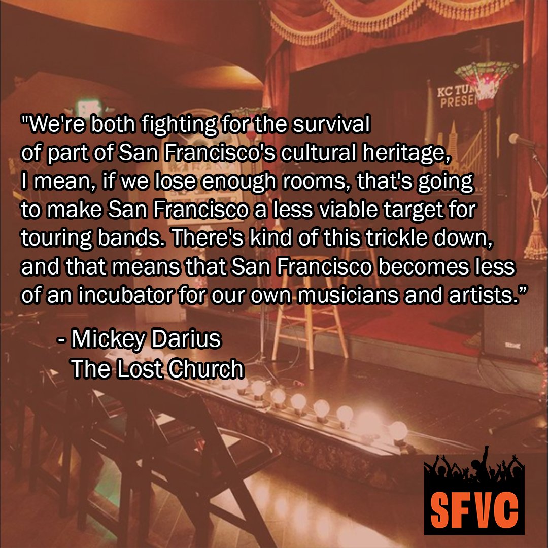 SFVenCoalition's tweet photo. San Francisco has a historical background as an incubator for musicians. Bands like The Grateful Dead, Journey, Santana and so many more were fostered on SF stages. Lets #SaveOurSFStages to ensure more world renowned artists and musicians can grow up in the city. https://t.co/DgEv2yRW8X