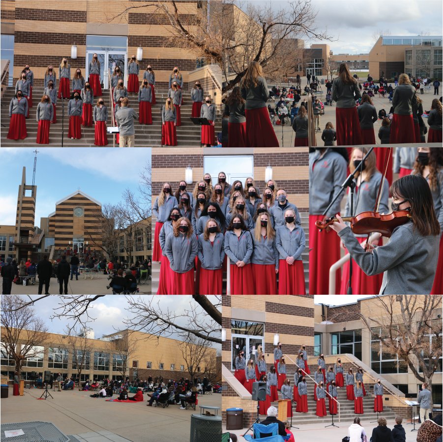 RegisJesuitHS's tweet photo. The Canta Belles resumed the tradition of their annual Easter Vigil performance on the chilly evening of March 30. Masks, distance and a new venue were obstacles for the advanced women's choir, but their performance was still as magical as ever.
https://t.co/e9wxrf9sB6 #RJCreates https://t.co/izO97YE7ud