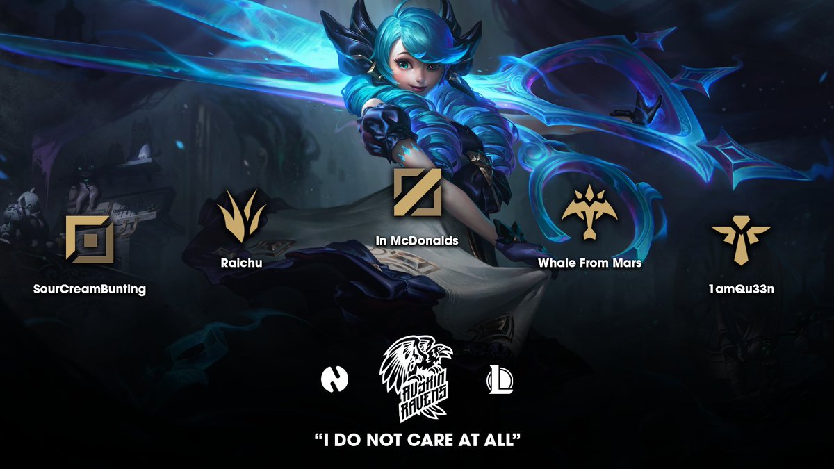 RuskinRavens's tweet photo. Congratulations to __I Do Not Care At All__ for winning their NUEL bracket !!
Thank you so much for your contribution, we wish you the best and a Happy Easter !!
#theNUEL #LeagueOfLegends #eSports https://t.co/5YhSIbpfE3