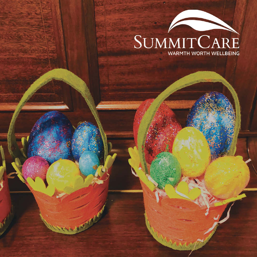 SummitCare's tweet photo. We wonder what goodies the Easter 🐰 will bring the residents at SummitCare's homes.

Everyone at SummitCare wish you a 😀and safe Easter. These baskets were crafted by two talented residents at SummitCare Randwick.

#SummitCare SummitCareRandwick #AgedcareAustralia #Easter2021 https://t.co/86DKyjz1k9