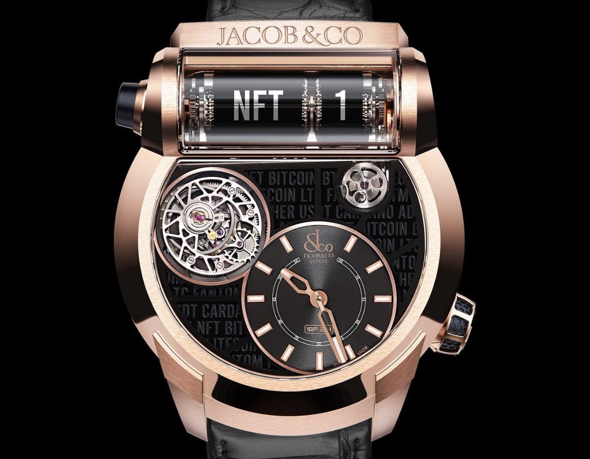 WOW, JACOB & CO JUST RELEASED A NFT #BITCOIN & #CRYPTO WATCH!!