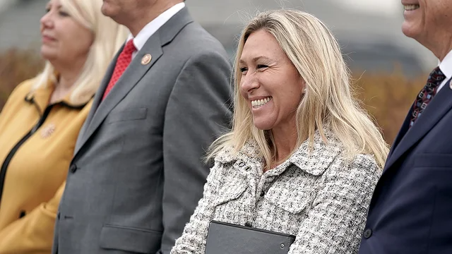 thehill's tweet photo. Christian group blasts Taylor Greene over vaccine criticism https://t.co/tDMdrH7b7a https://t.co/4J4Tb6sVqn