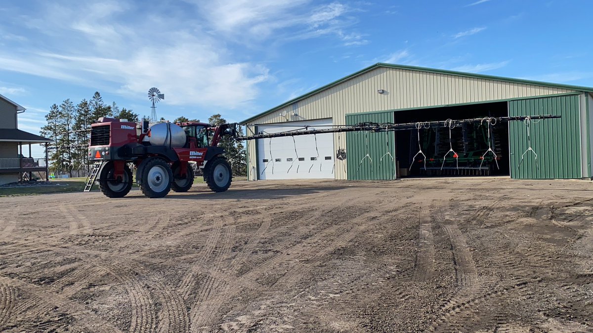 Getting ready for sidedressing will be nice doing 120’.  <a href="/MillerSprayers/">MillerSprayers</a> <a href="/Arnolds_MN/">Arnold's</a> <a href="/Nutra_Boss/">Nutra-Boss</a>