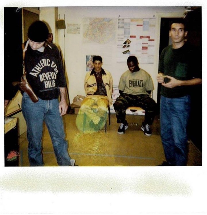 TheCinesthetic's tweet photo. Polaroids from the set of La Haine, 1995. https://t.co/IRGQRPQTML