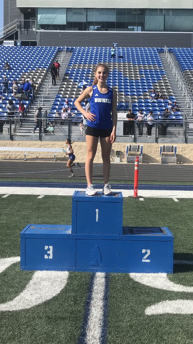 Lola Deane becomes only the 2nd girl in Boswell distance to qualify for the Area Championships in ALL 3 distance events!  800, 1600, and the 3200.  ⁦<a href="/_andreacuna_/">Andrea Acuna</a>⁩ did this in 2018.  ⁦<a href="/emsisdathletics/">EMS ISD Athletics</a>⁩ ⁦<a href="/boswellhs/">Boswell High School</a>⁩ ⁦<a href="/XcBoswell/">Boswell XC</a>⁩ ⁦@boswellpioneer1⁩