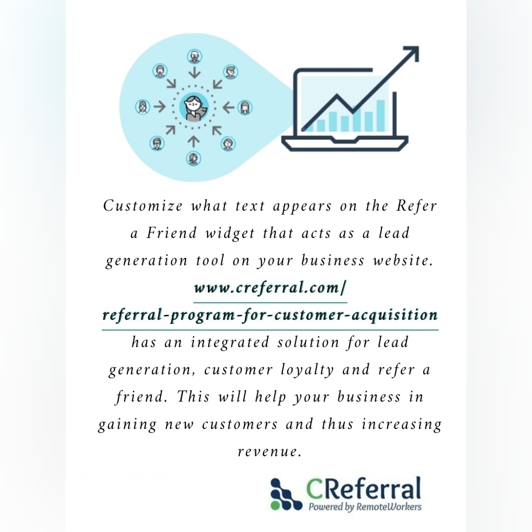 MyCreferral's tweet photo. You can try our Website Referral Solution for FREE. 

More details at https://t.co/3ZZlddobdQ

#b2breferralprograms #Customerloyaltyprograms #highpayingreferralprograms #referralprogramideas #clientreferralprogram #CustomerReferrals https://t.co/OnKGtOTA3m