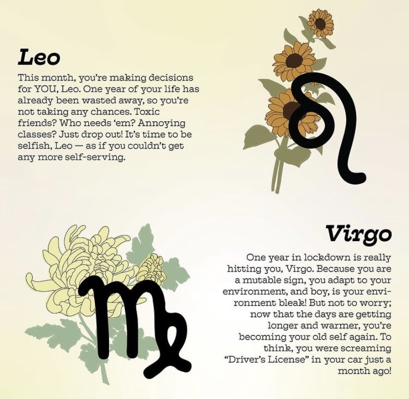 JerkMagazine's tweet photo. Sneak a peak at our upcoming issue by checking out our April horoscopes, written by resident “astrologer” @merimaeee Full post on our Instagram! https://t.co/o68uyO8wf5