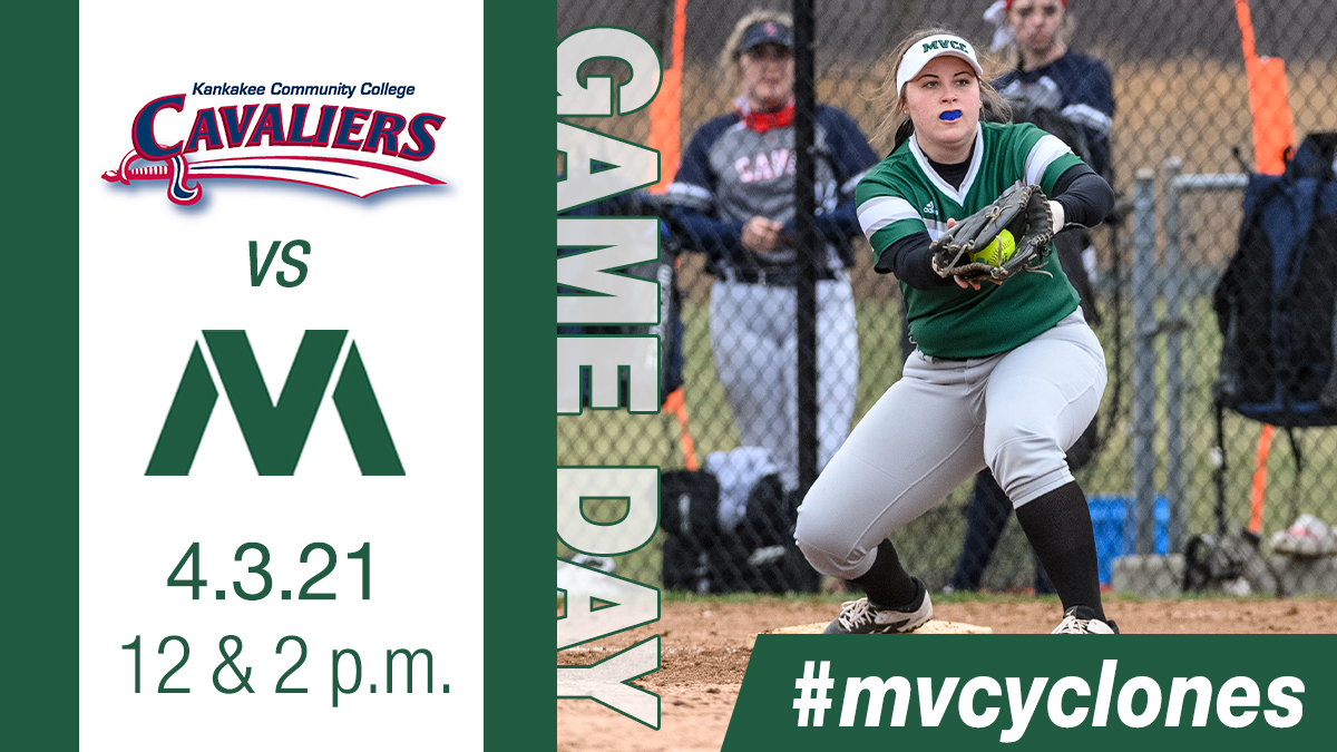 Cyclone men’s #tennis is home vs. College of DuPage, 11:30 a.m.; #Baseball is at <a href="/MCCScots/">McHenry County College Athletics</a> at noon &amp; 2:30 p.m.; &amp; #Softball is home vs. <a href="/kcc_softball/">Kankakee Community College Softball</a> at noon and 2 p.m. Up to 50 spectators allowed at outdoor events this spring. #GoCyclones #mvcyclones 🌪️🎾⚾️🥎